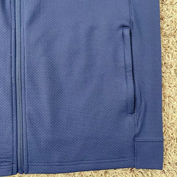 Bench Men’s Moisture Wicking Performance Full Zip Jacket Blue, Size Medium (New) - Picture 7 of 11